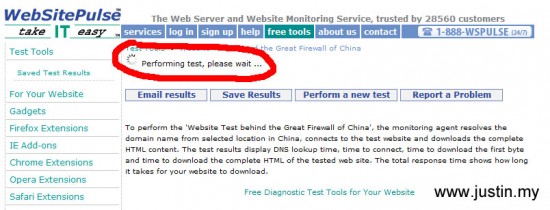 How I check if my website is blocked by China ? | Justin.my