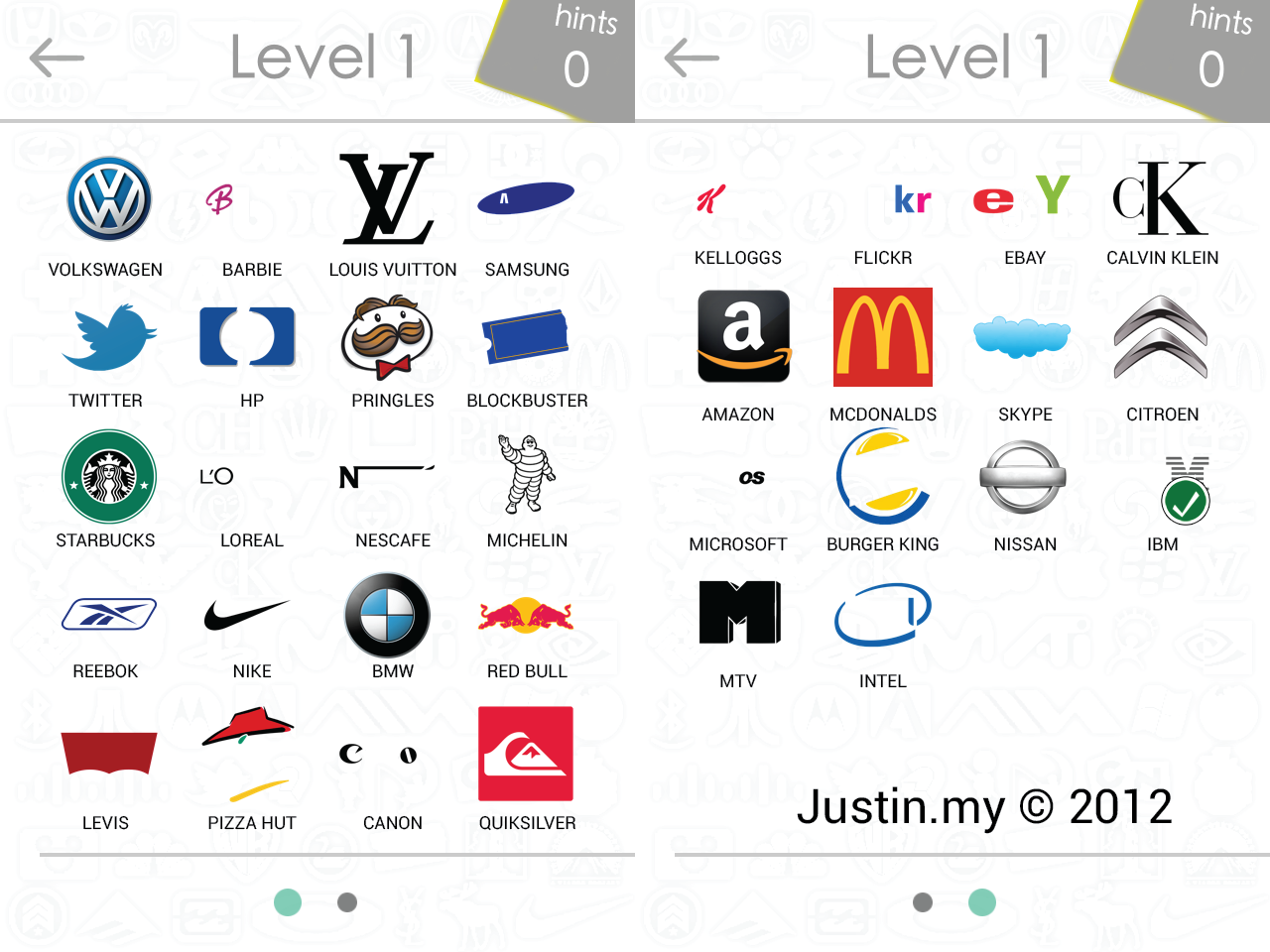 Logos Quiz Answers – Justin.my
