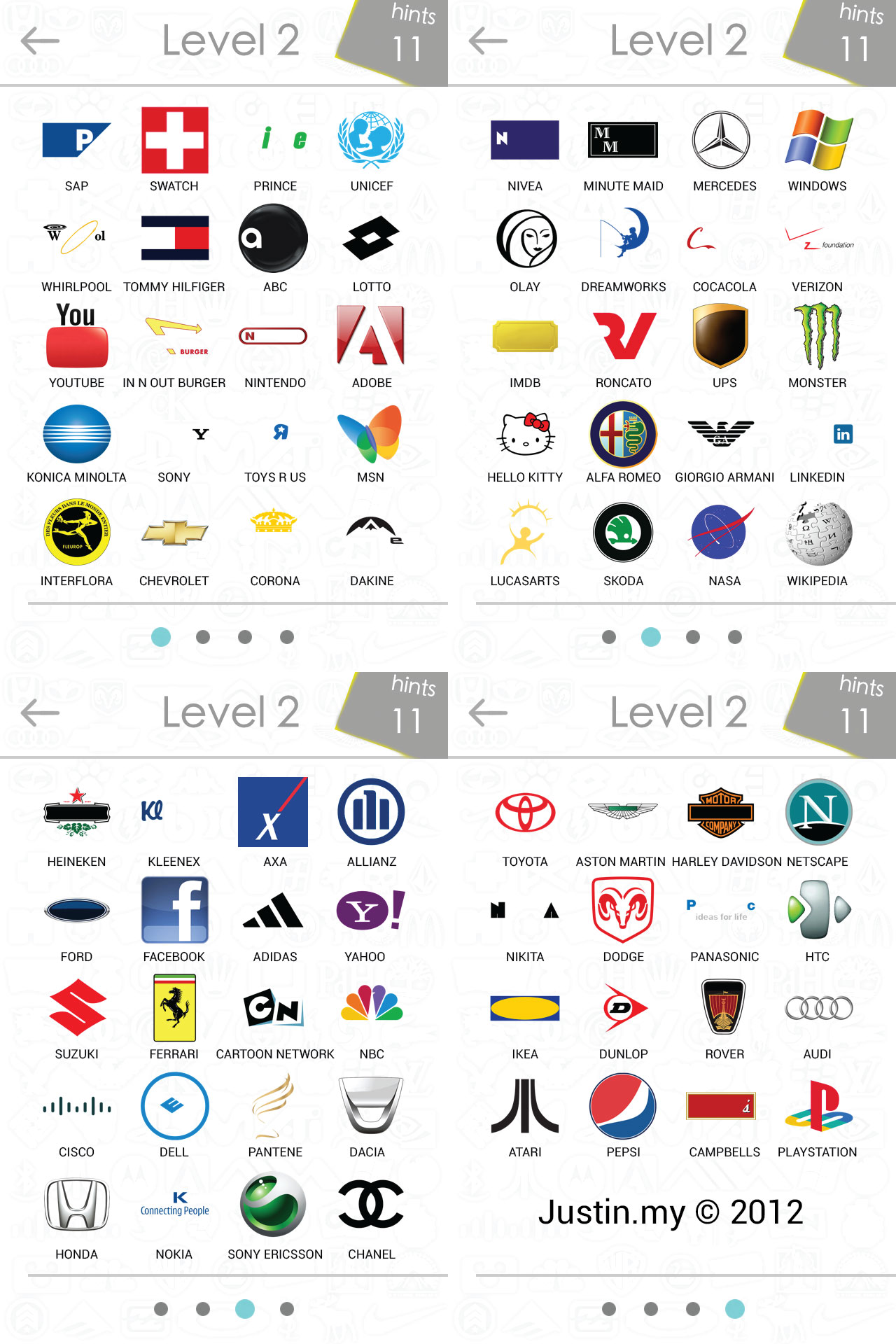 Logos Quiz Answers – Page 2 – Justin.my